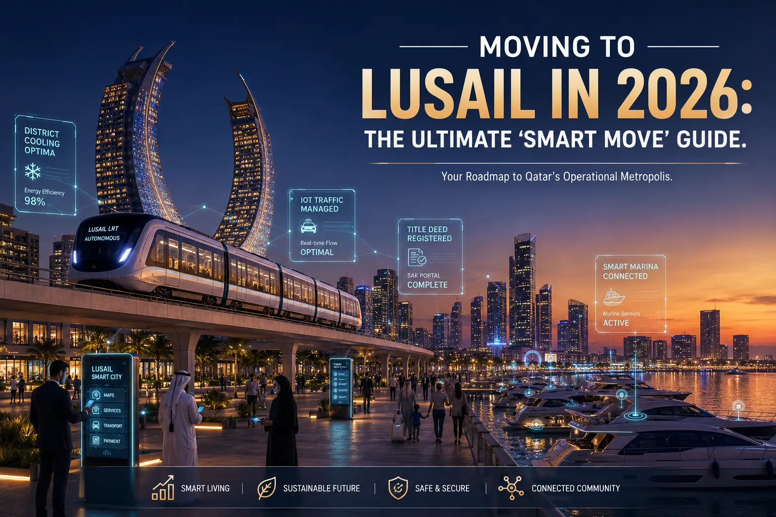 The ultimate moving guide for Lusail, Qatar — professional movers offering relocation tips, packing solutions, and trusted house shifting services for families and businesses in Lusail City.